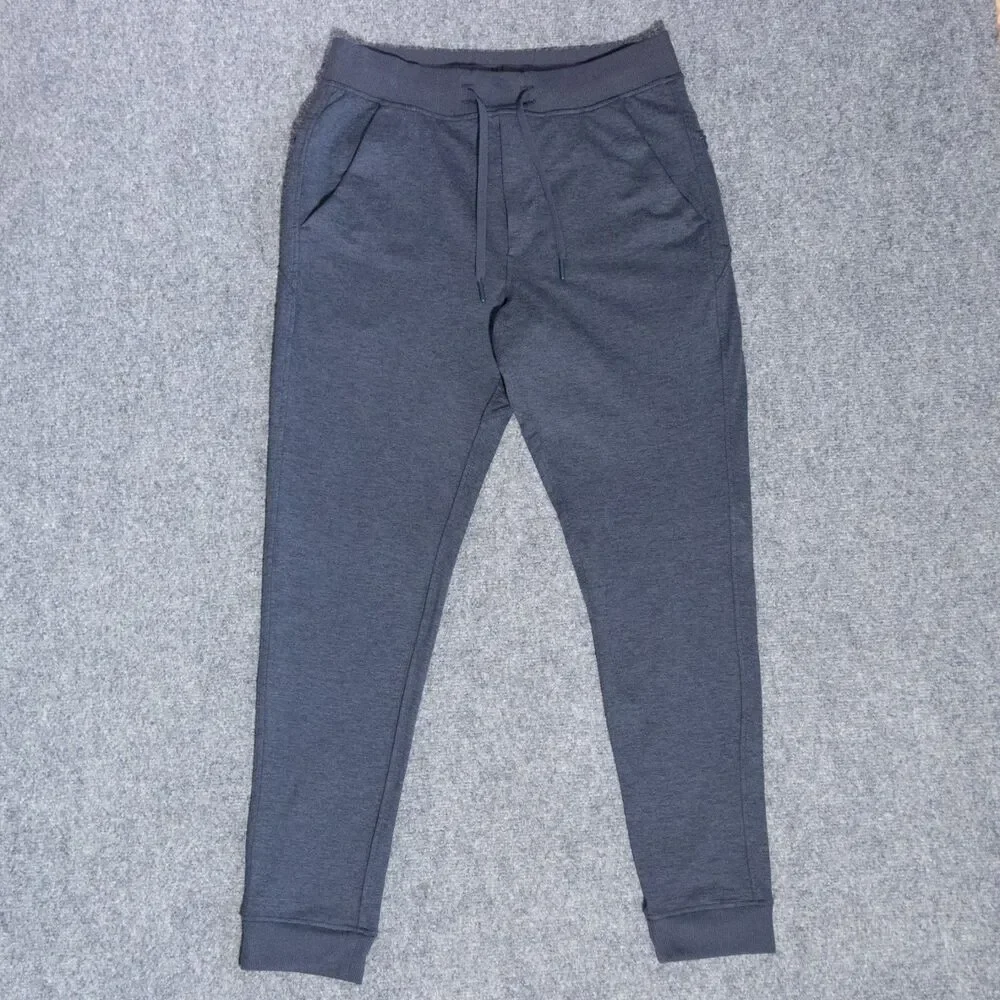 Birddogs Pants Men's Medium Blue Built-In Liner Joggers Athletic Stretch Lounge